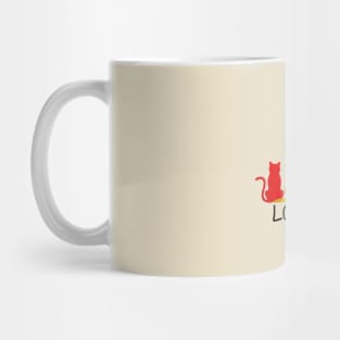 Love is love dog rainbow Mug